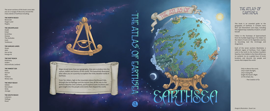 The Atlas of Earthsea - full spread
