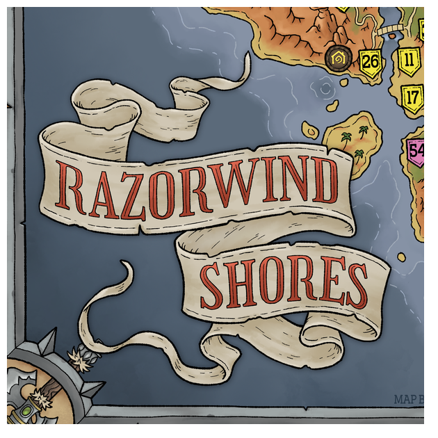 Razorwind Shores map